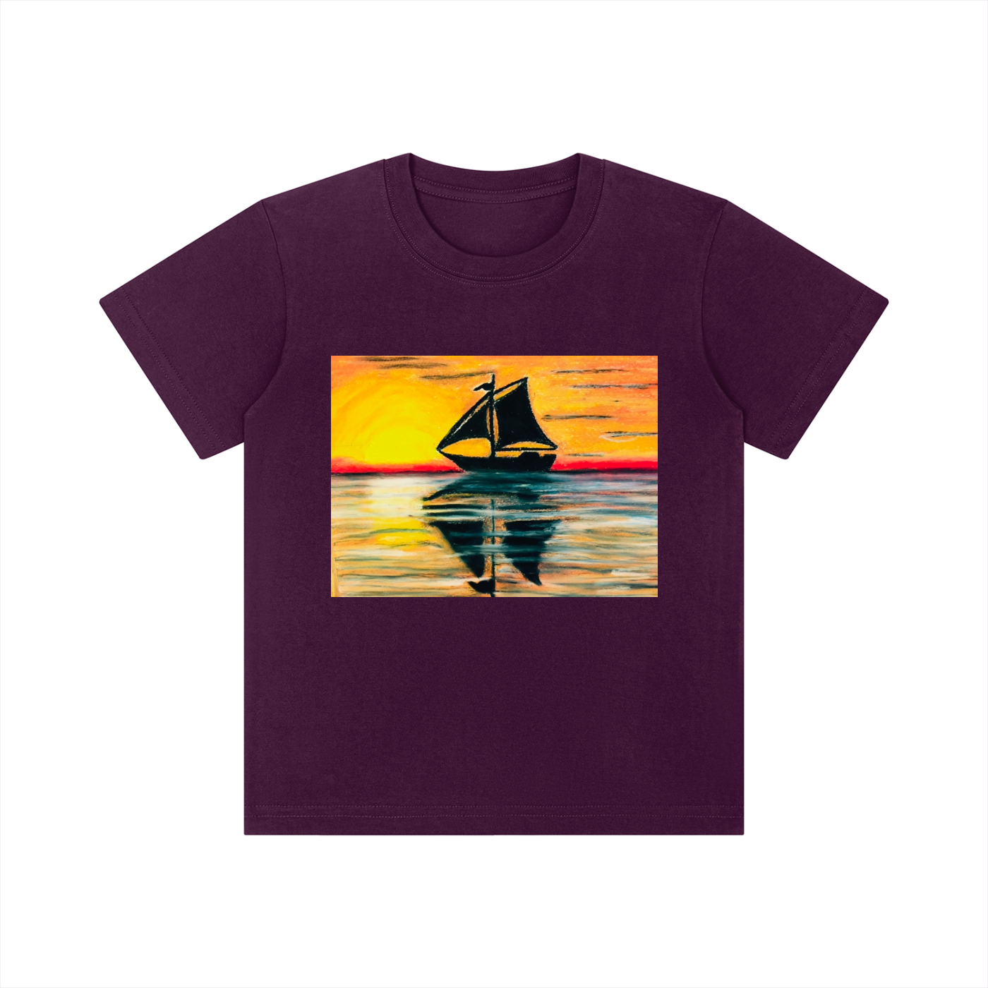 Original Sailboat Kid's Crewneck T-Shirt