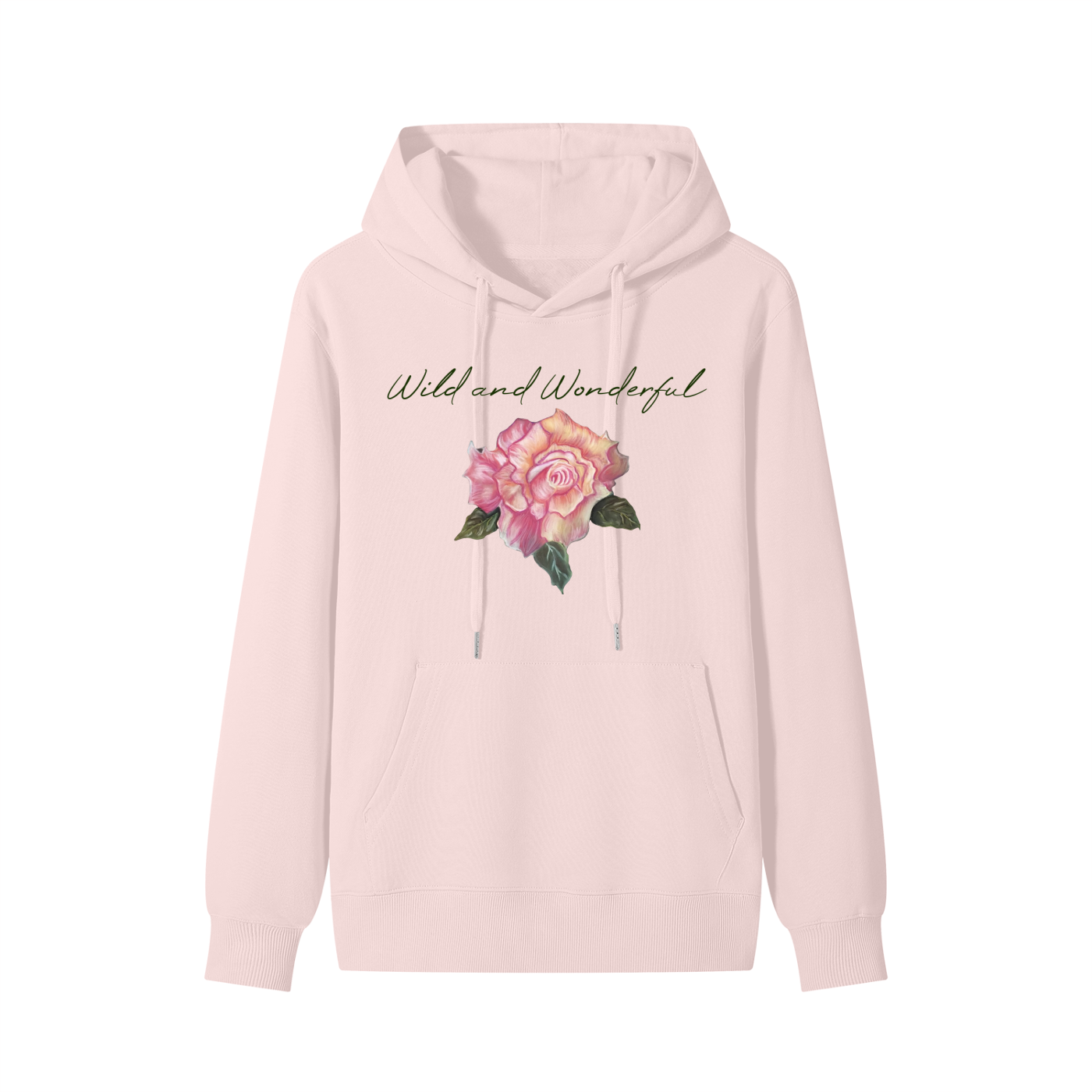 Original Rose Painting Classic Cotton Hoodie