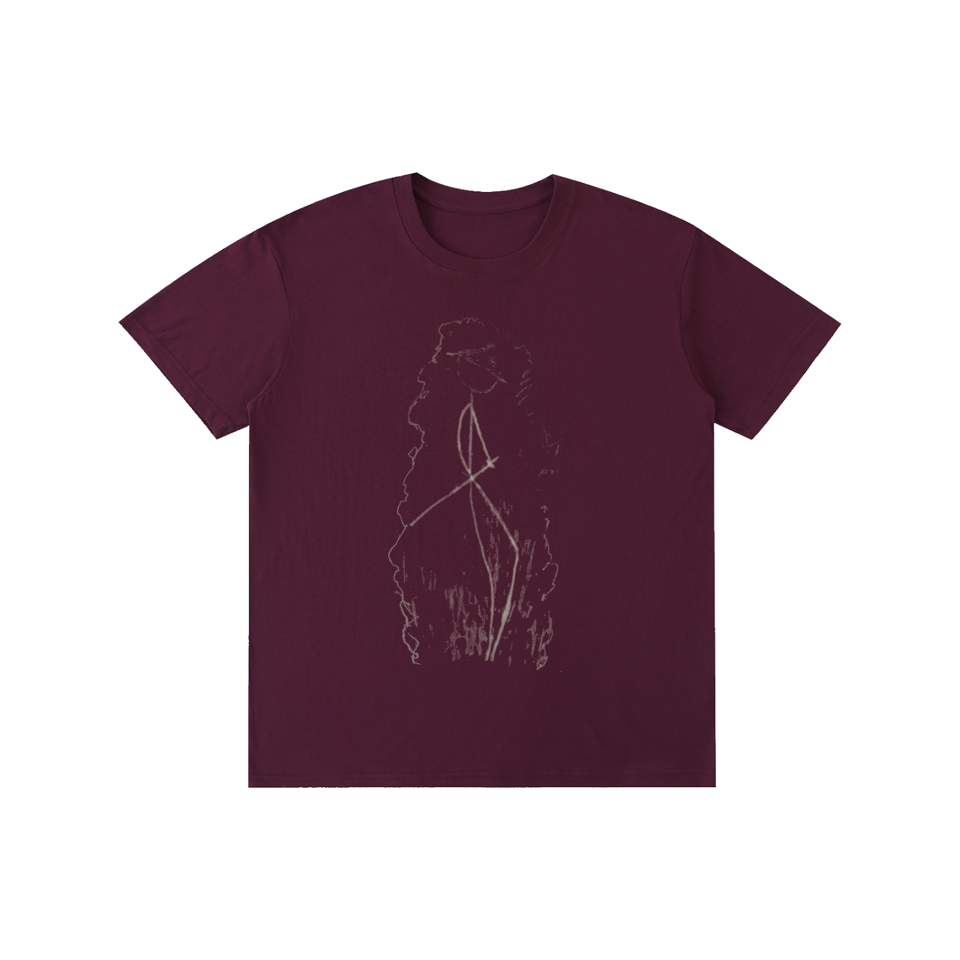 Original Samurai Sketch Cotton T-Shirt