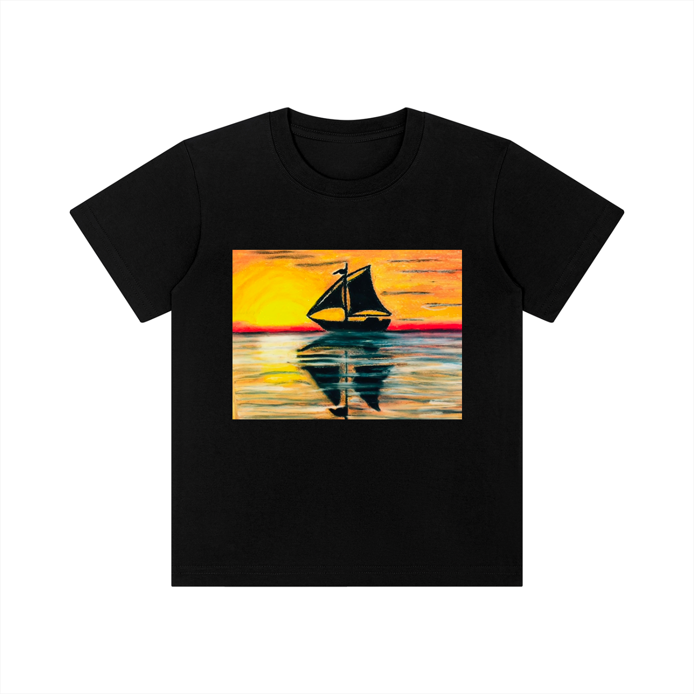 Original Sailboat Kid's Crewneck T-Shirt