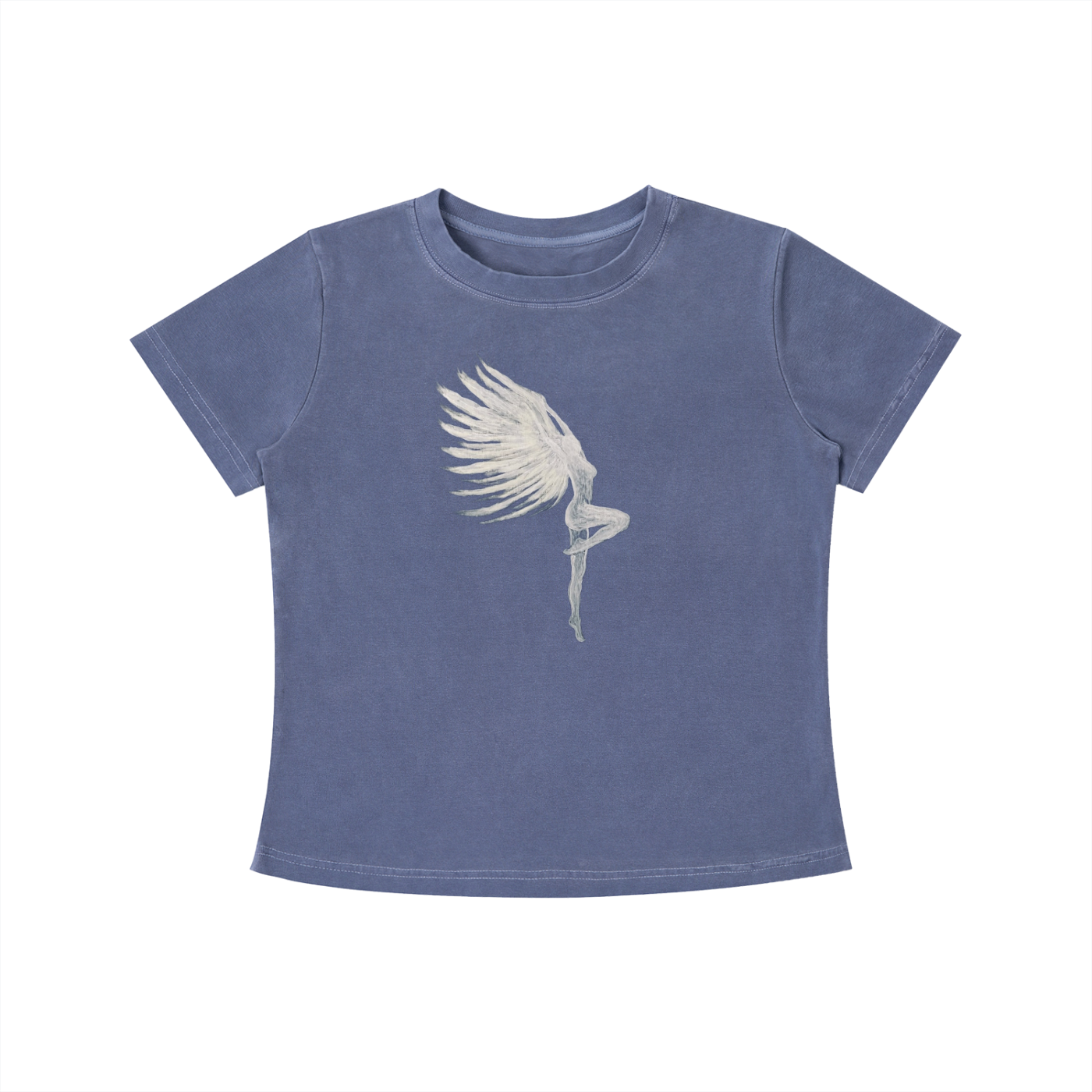 OC Angel Painting Wash Slim Fit T-shirt