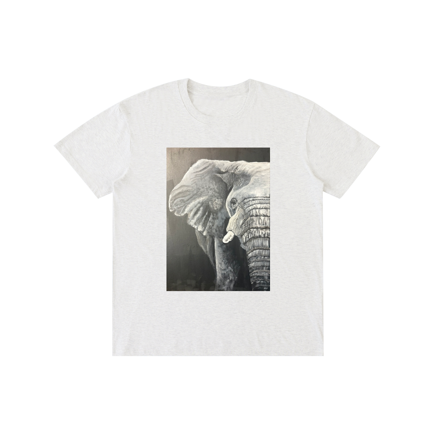 Original elephant painting Pure Cotton Unisex T-Shirt