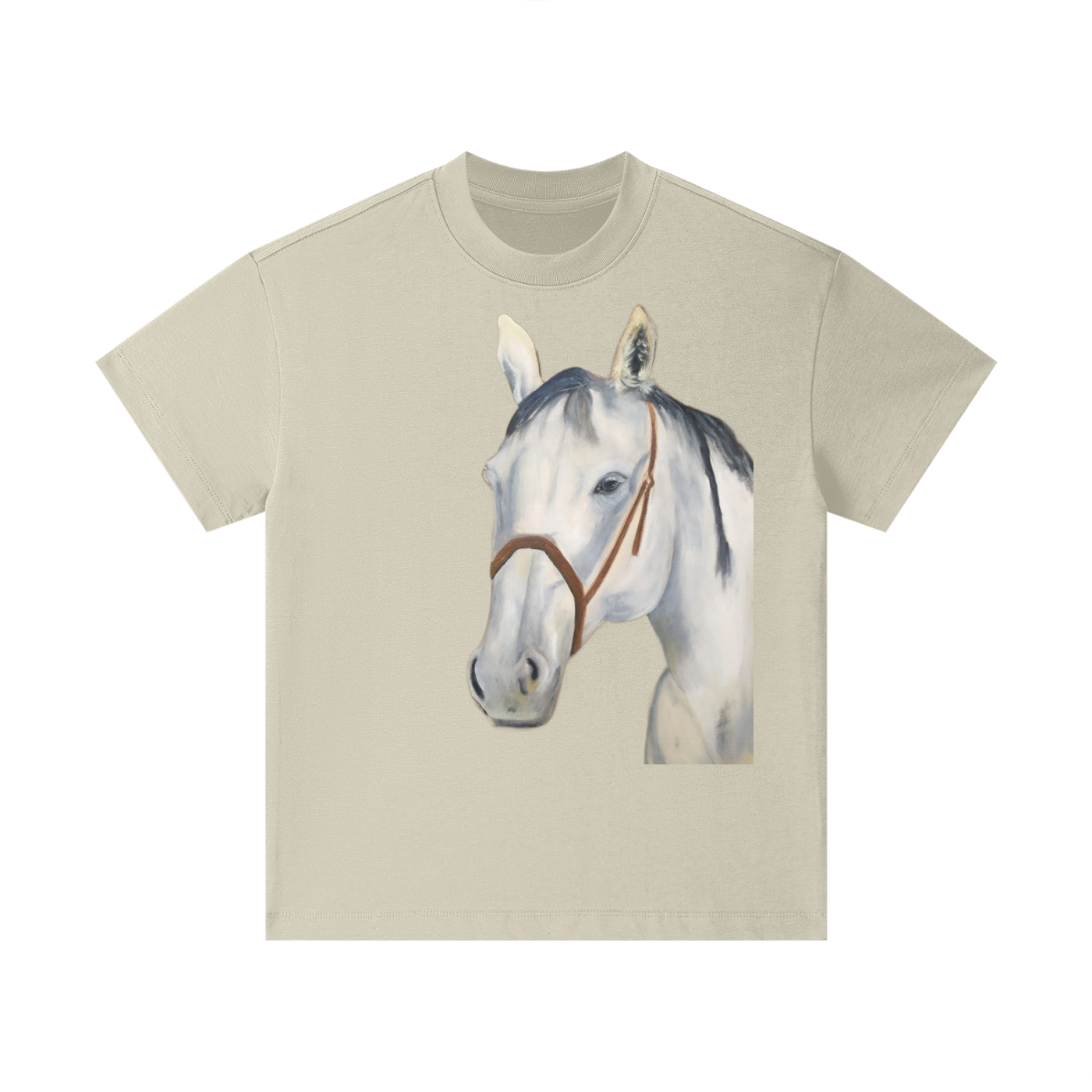 Original Horse Painting Cotton Kids' T-Shirt