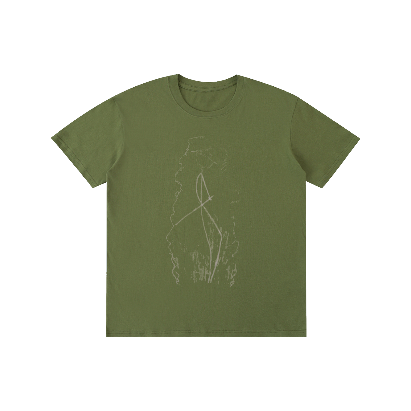 Original Samurai Sketch Cotton T-Shirt