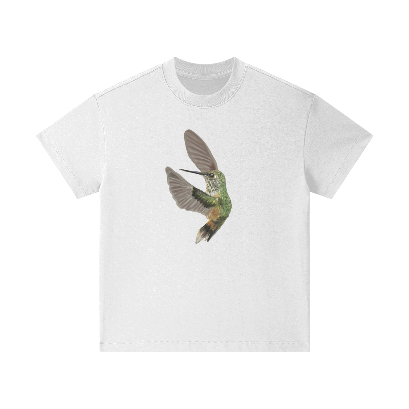 Kids' Original Pastel Hummingbird Cotton T-Shirt