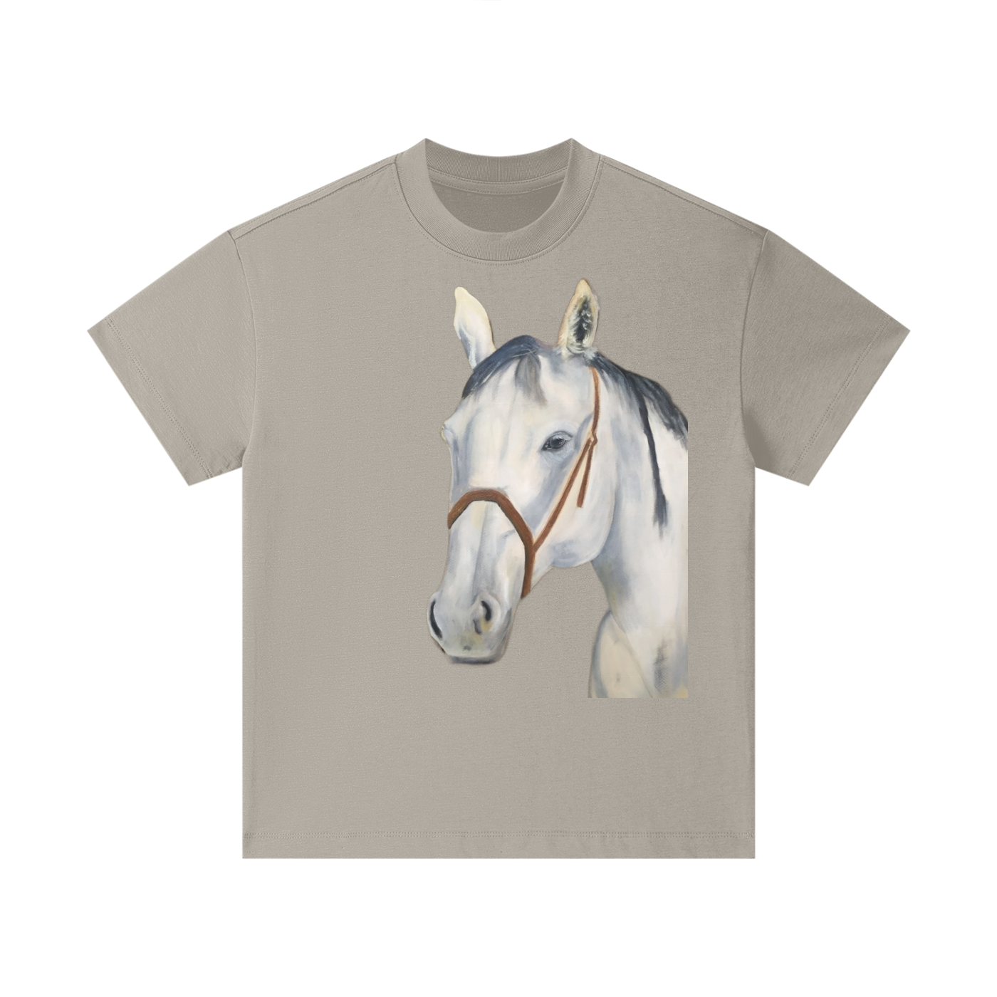 Original Horse Painting Cotton Kids' T-Shirt