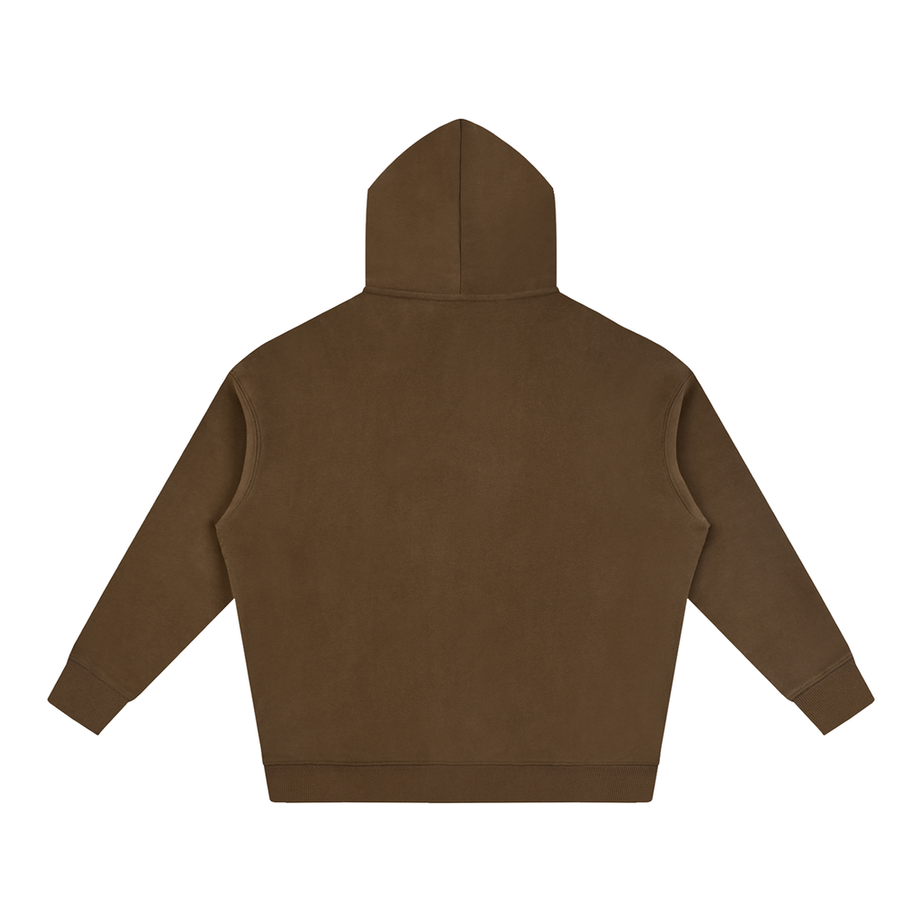 Feather Oversize Fleeced Hoodie