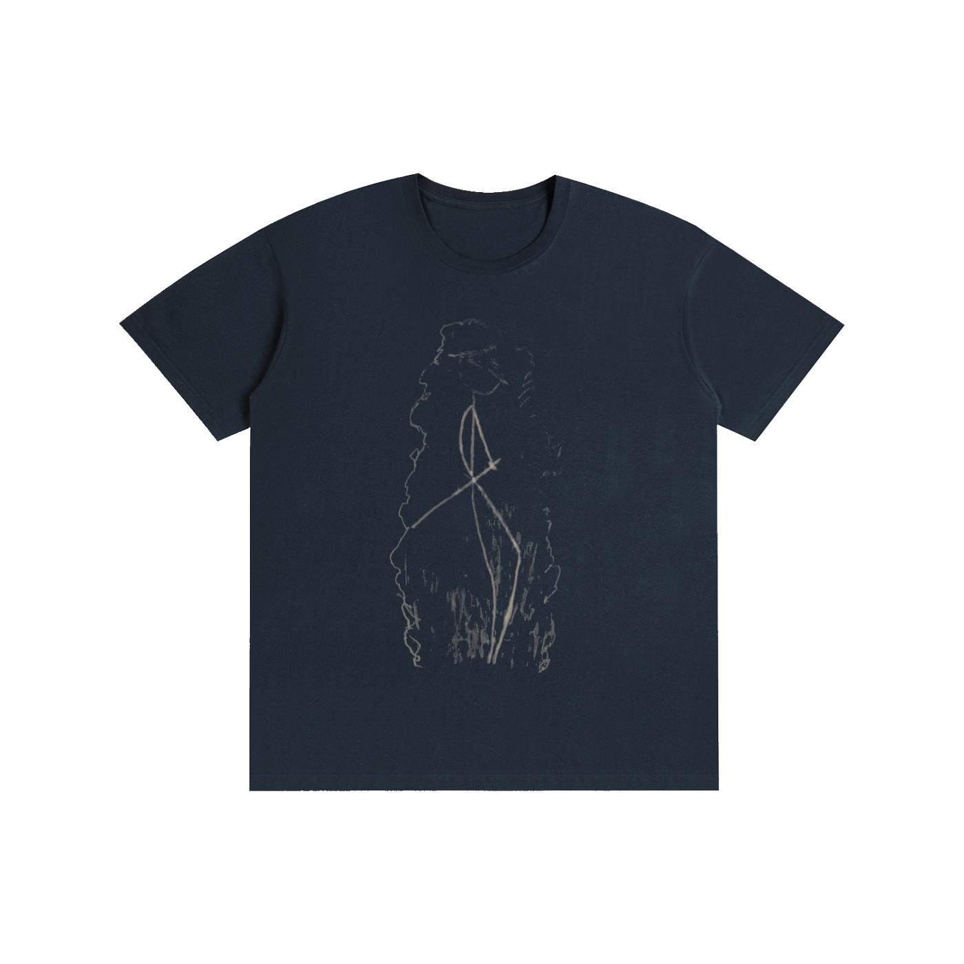 Original Samurai Sketch Cotton T-Shirt