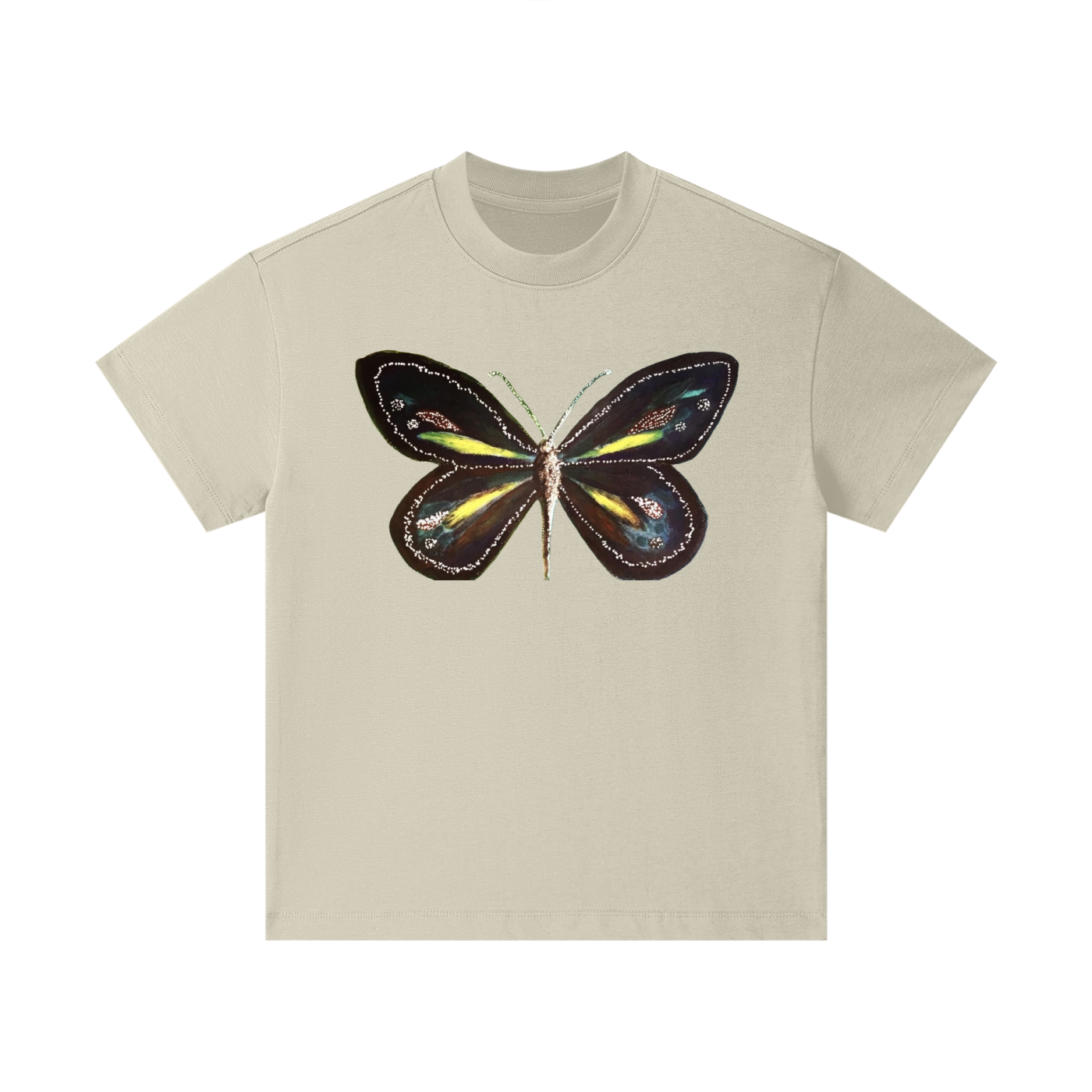 Original Butterfly Painting Cotton Kids' T-Shirt