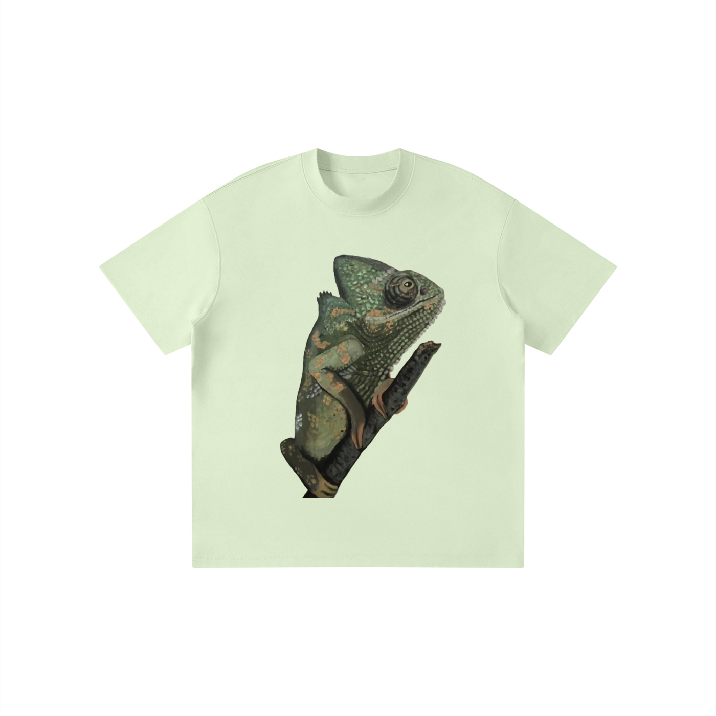 Original lizard painting Kid’s Solid Crewneck T-Shirt
