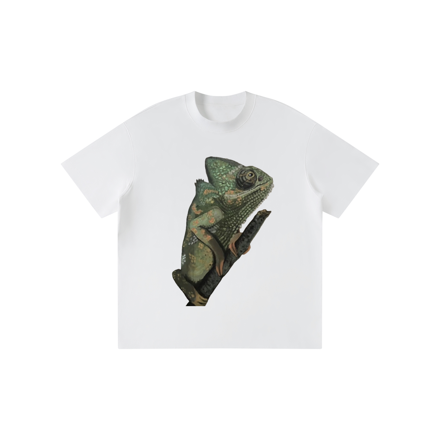 Original lizard painting Kid’s Solid Crewneck T-Shirt
