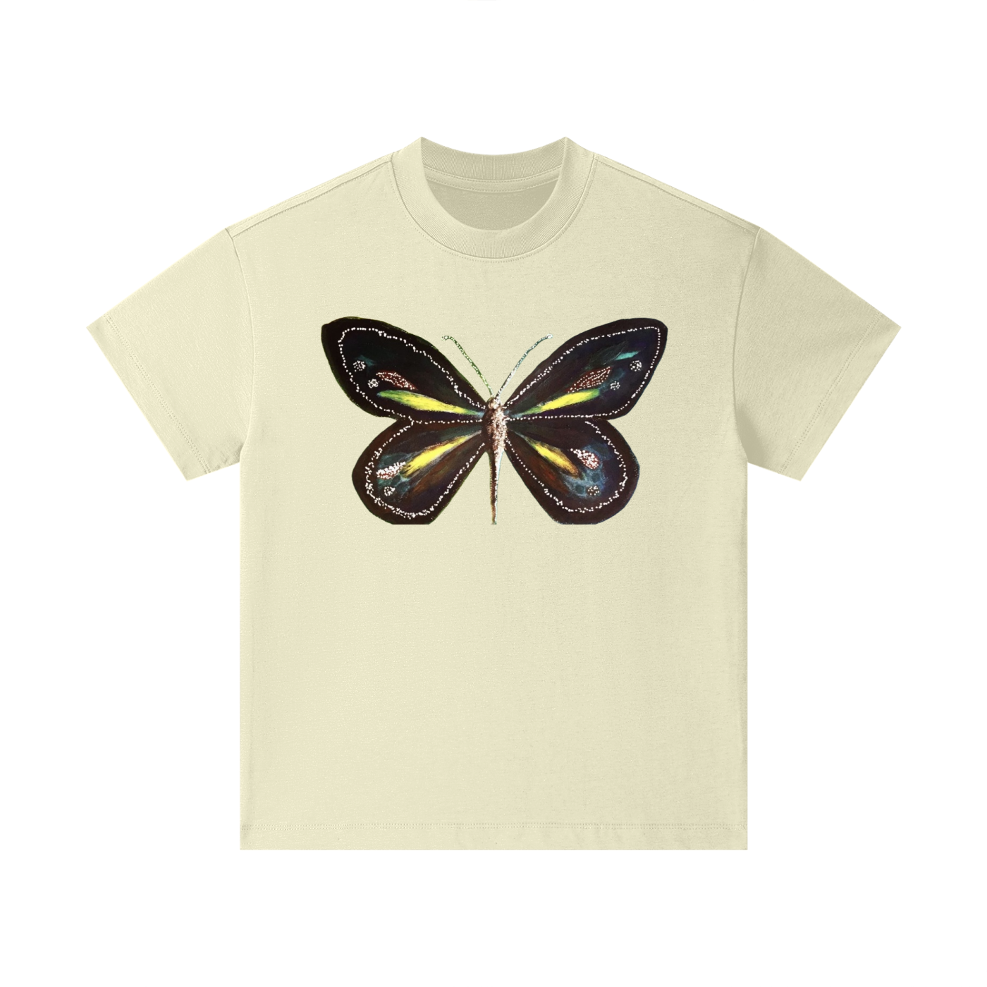 Original Butterfly Painting Cotton Kids' T-Shirt