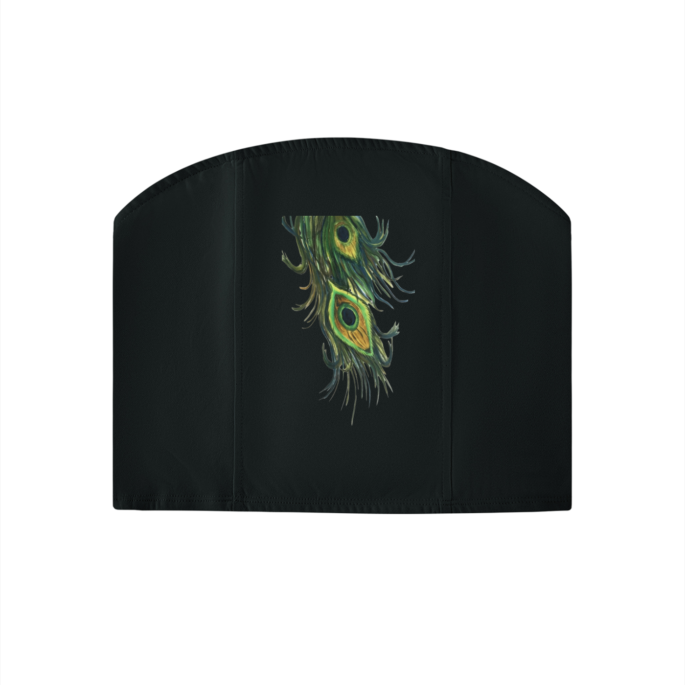 Original Peacock Feather Women's  Cropped Tube Top