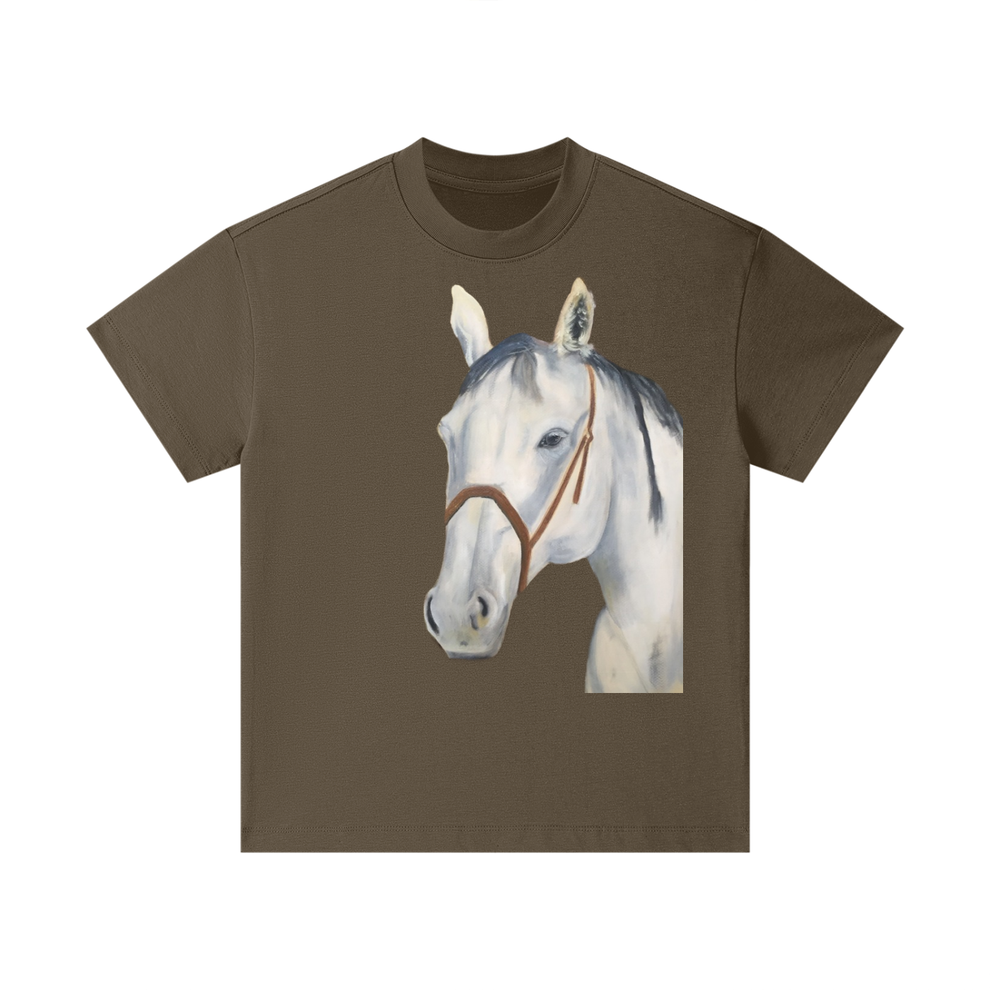 Original Horse Painting Cotton Kids' T-Shirt