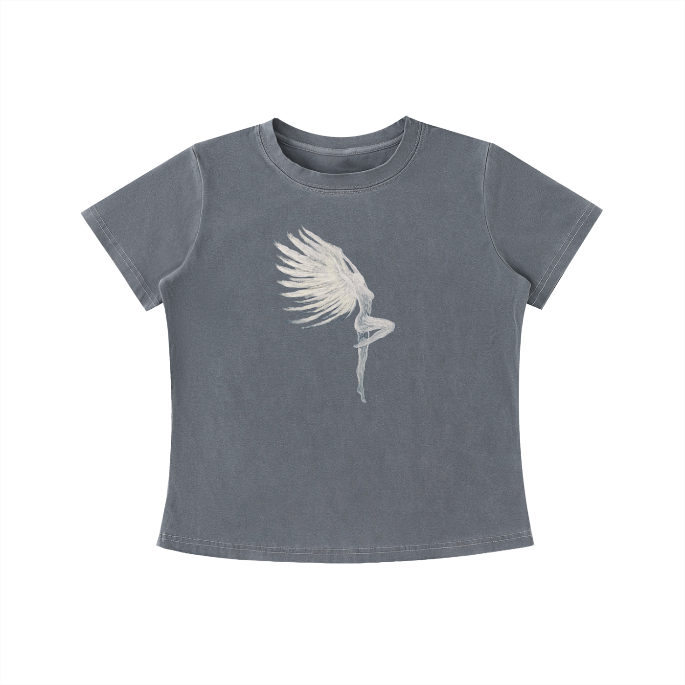 OC Angel Painting Wash Slim Fit T-shirt