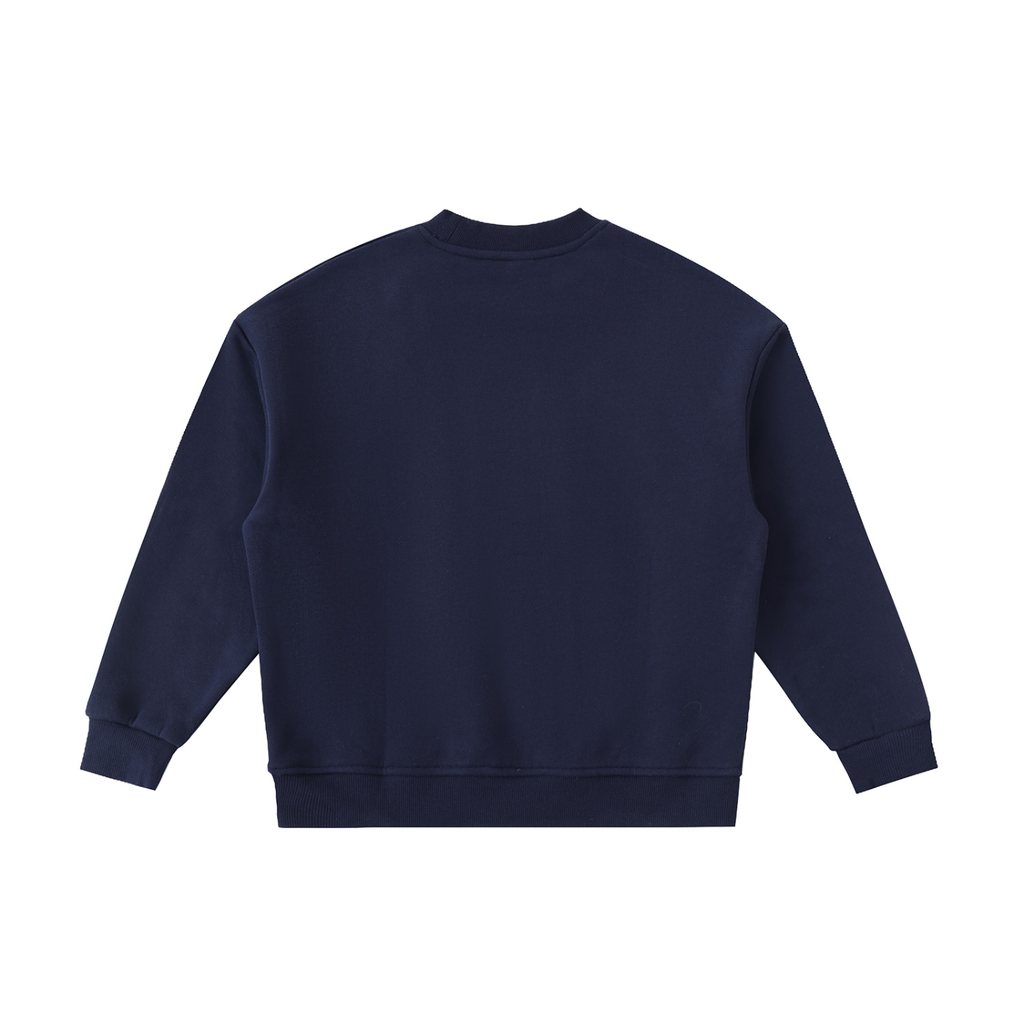 Original Zebra Painting Kids' Fleece Crewneck Sweatshirt