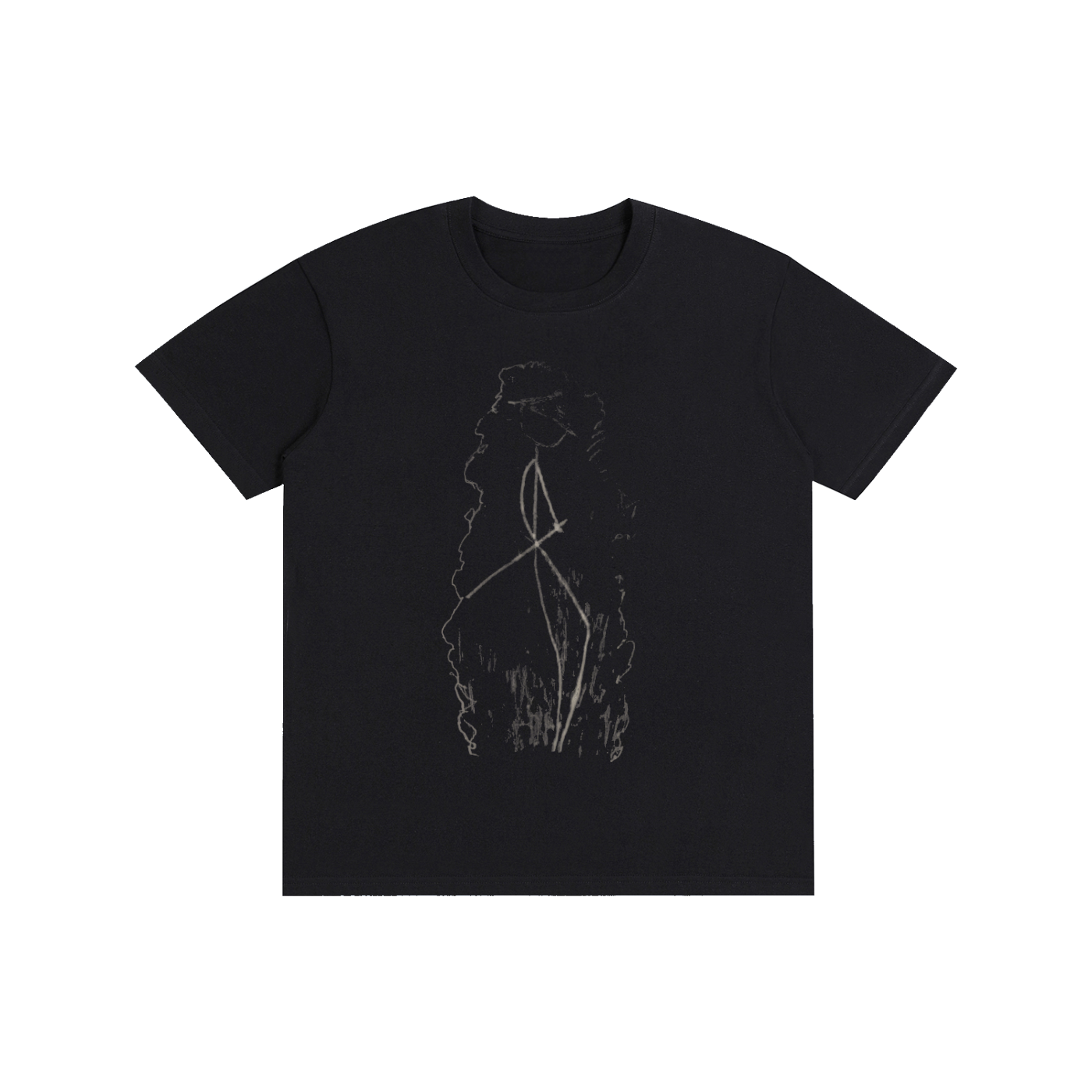 Original Samurai Sketch Cotton T-Shirt