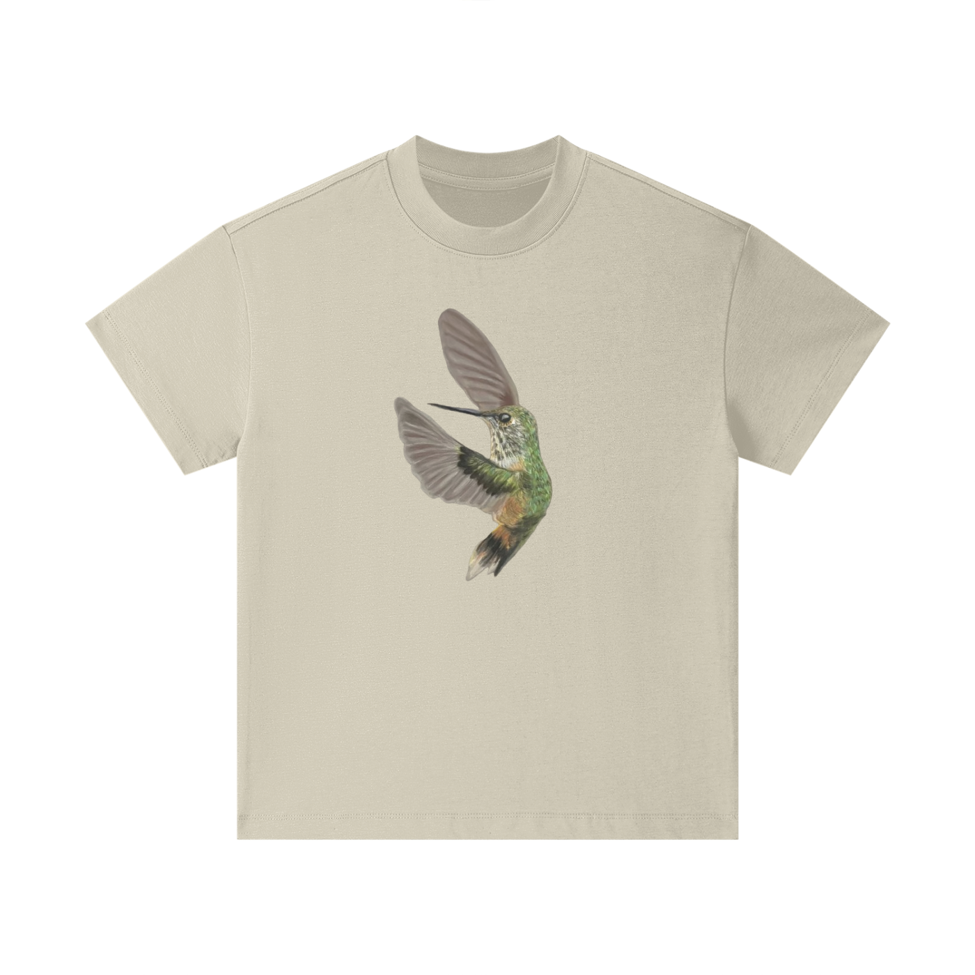 Kids' Original Pastel Hummingbird Cotton T-Shirt