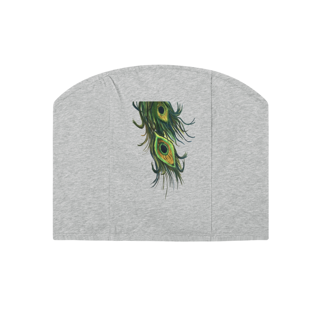 Original Peacock Feather Women's  Cropped Tube Top