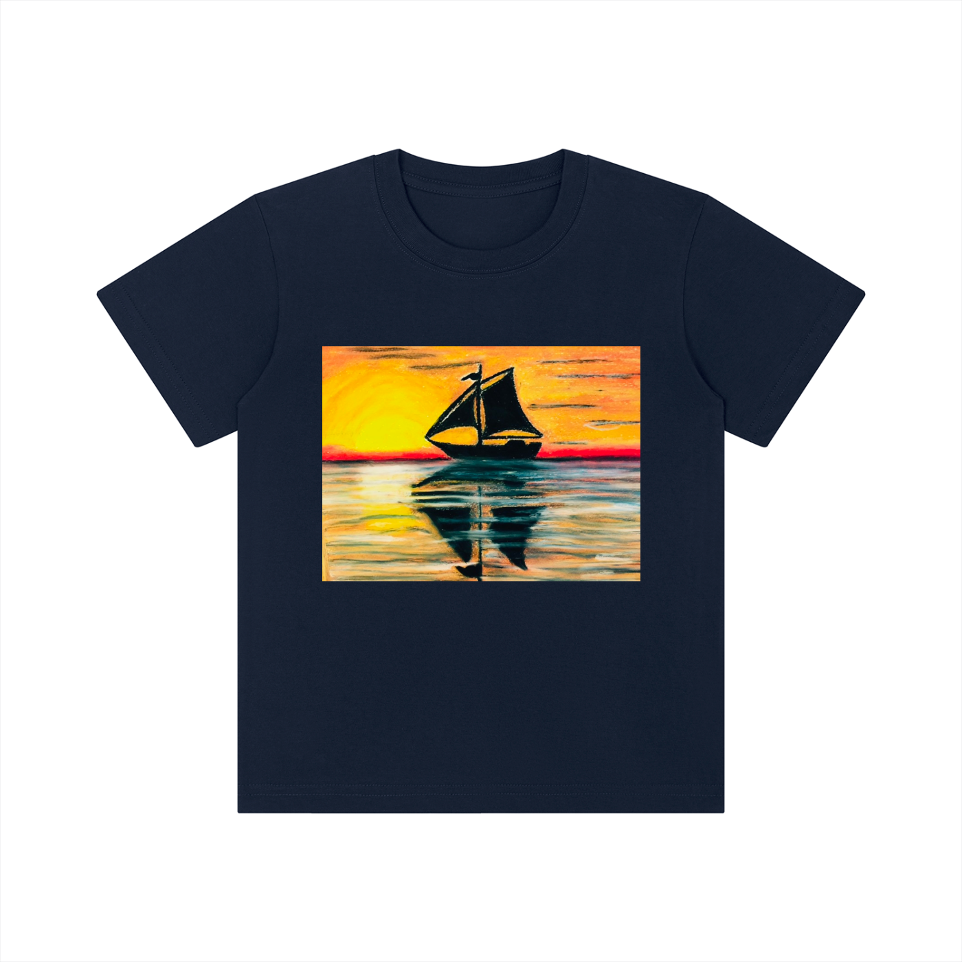 Original Sailboat Kid's Crewneck T-Shirt