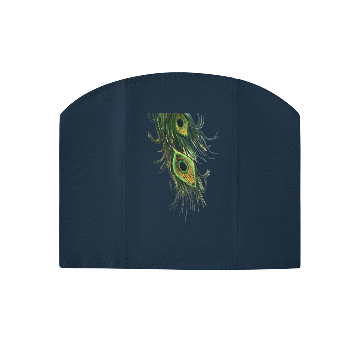 Original Peacock Feather Women's  Cropped Tube Top