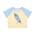Original Lion Feather Sketch Women’s Raglan T-Shirt