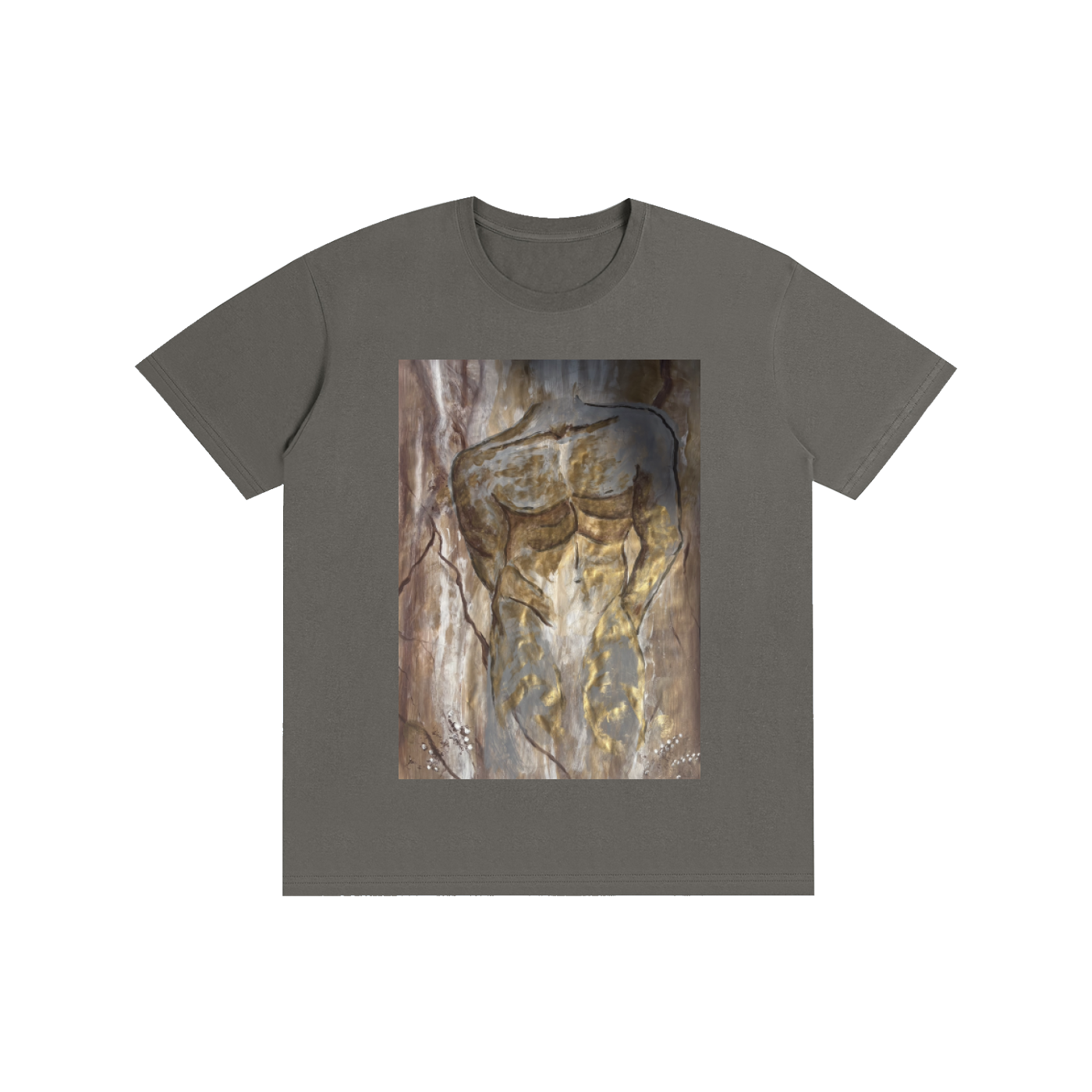 Adult Original Male Painting Cotton Unisex T-Shirt