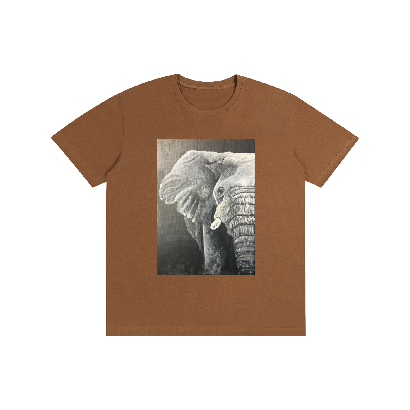 Original elephant painting Pure Cotton Unisex T-Shirt