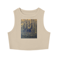 Original Painted Woman Crop Tank Top