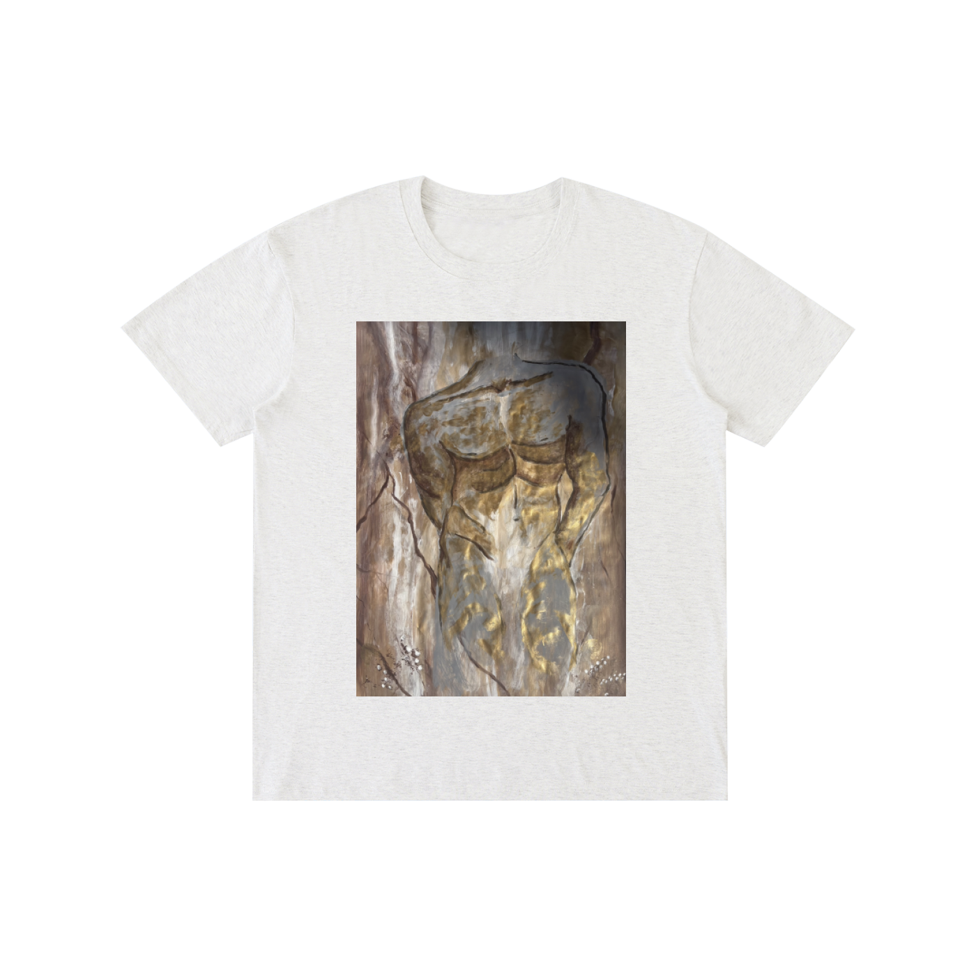 Adult Original Male Painting Cotton Unisex T-Shirt